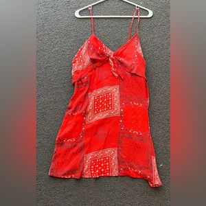 Red Sun dress